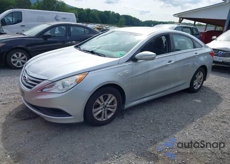 2014 Hyundai Sonata Gls из США, поврежденный, VIN 5NPEB4AC3EH926435